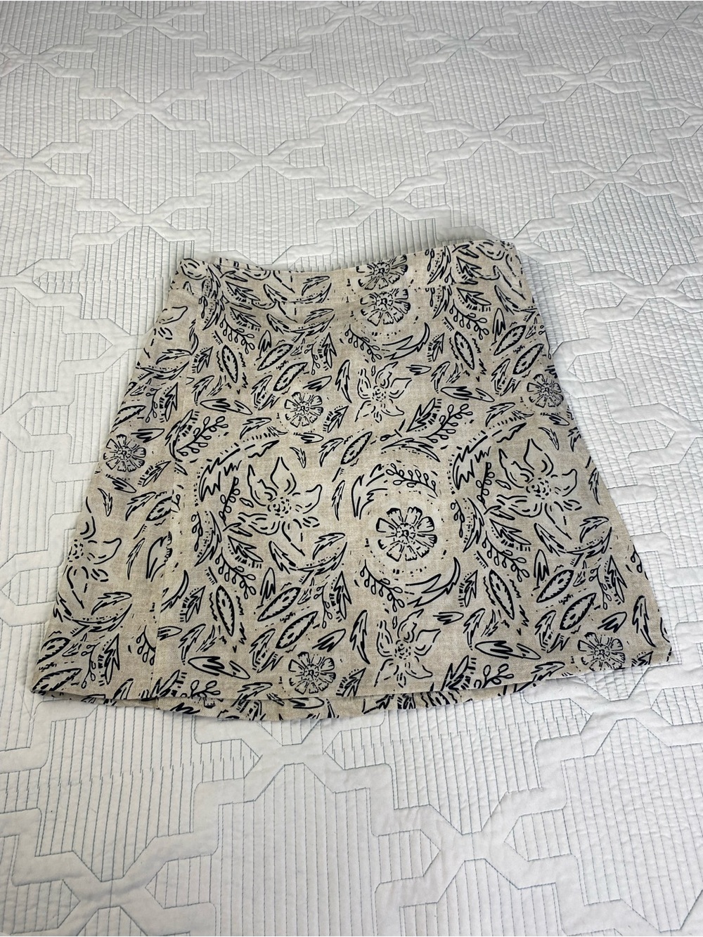 RIP SKIRT Hawaii sz Small Ocean Wrap Swim Cover Skirt tropical Floral Beige
